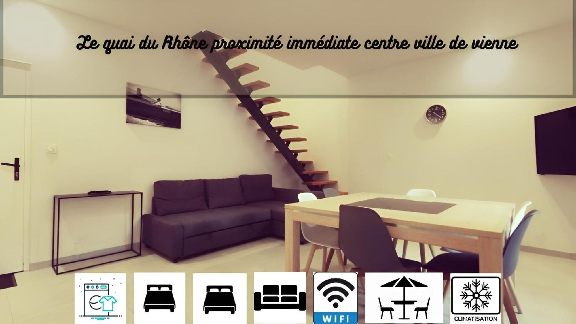 Le Quai Du Rhone Apartman Sainte-Colombe  Kültér fotó